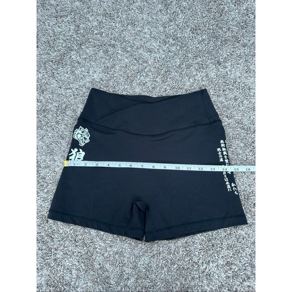 Darc Sport SHE Loyalty Pearl Energy Shorts Cross Over Waistband Black Gym S - Picture 6 of 11